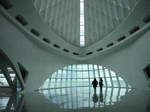 Photo of Calatrava expansion lobby